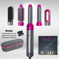 Escova Modeladora 5 em 1 - GlamHair® + Brinde Grátis