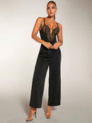 Requintte Bodysuit em Renda Sexy