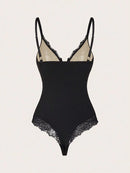 Requintte Bodysuit em Renda Sexy