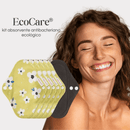 EcoCare - Absorvente Antibacteriano Ecológico [PROMOÇÃO KIT COMPRE 3 LEVE 5]