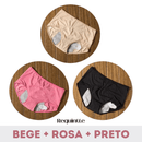 Calcinha Absorvente ABIS Proteção 24h [PAGUE 1 LEVE 3] + Brinde!