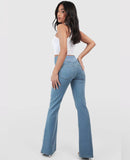 Calça Jeans Urban Flex Cintura Alta Cruzada - Santie®