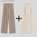 Calça Pantalona de Tecido Duna - Feita em Alfaiataria