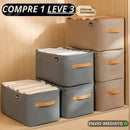 Organizador de Roupas Dobrável Easy Box Premium - COMPRE 1 LEVE 3 + BRINDE!