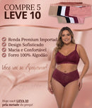 Kit Calcinha Renda Premium - PAGUE 5 LEVE 10 - Últimas Unidades com Frete Grátis