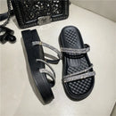 Sandália Feminina Plataforma com Strass – Modelo Rimocy