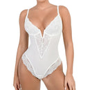 Requintte Bodysuit em Renda Sexy