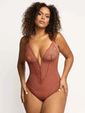Requintte Bodysuit em Renda Sexy