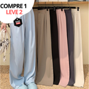 Calça Pantalona de Tecido Duna - Feita em Alfaiataria