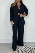 Conjunto Feminino Casual Solto de Duas Peças
