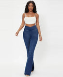 Calça Jeans Urban Flex Cintura Alta Cruzada - Santie®