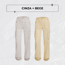 Calça Cargo Ajustável FlexCargo - PAGUE 1 LEVE 2 + BRINDE!