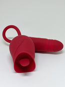 Vibrador de língua para ponto G e clitóris Dose Dupla