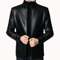 Jaqueta Masculina de Couro Elegante - Michigan Plus