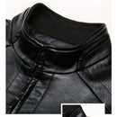 Jaqueta Masculina de Couro Elegante - Michigan Plus