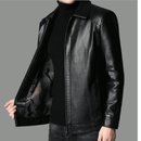 Jaqueta Masculina de Couro Elegante - Michigan Plus