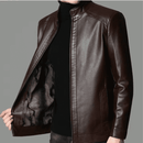 Jaqueta Masculina de Couro Elegante - Michigan Plus